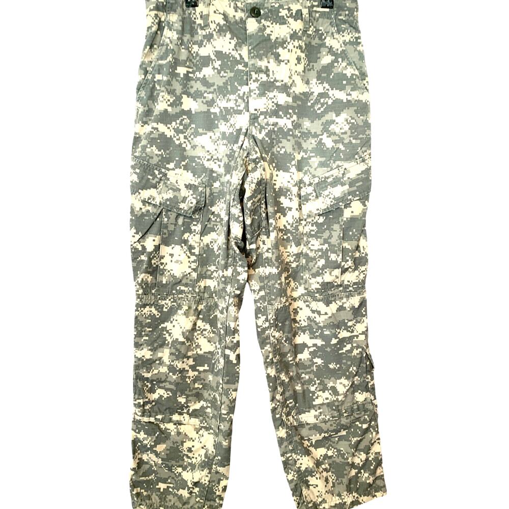 CAMO TROUSERS CARGO 8 POCKETS ARMY RIPSTOP UNISEX SMALL/SHORT WAIST27-31"